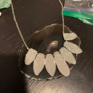 silver necklace